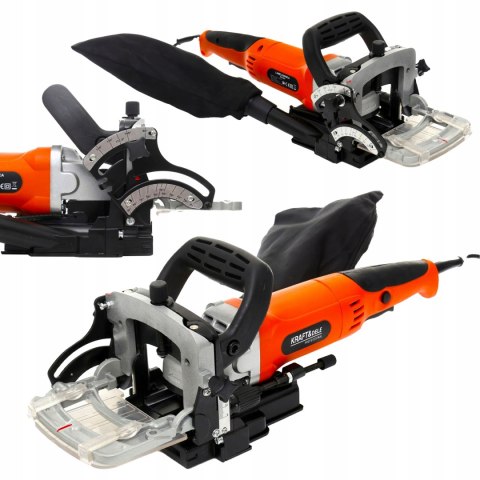 Lamelownica Frezarka Drewna 230V 1250W 10.800 RPM 22 mm 2 Tracze Kraft&Dele