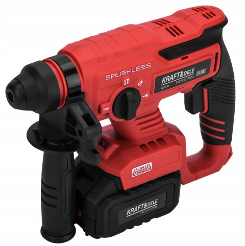 MŁOT UDAROWY MŁOTOWIERTARKA UDAROWA UDAR SDS+ 3J WIERTŁA 2X AKU 21V 4Ah