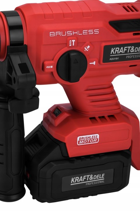 MŁOT UDAROWY MŁOTOWIERTARKA UDAROWA UDAR SDS+ 3J WIERTŁA 2X AKU 21V 4Ah