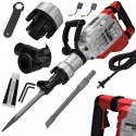 MŁOT WYBURZENIOWY DO KUCIA BETONU HEX-GAN + 2 DŁUTA 75J 3200W MOCNY KD3211