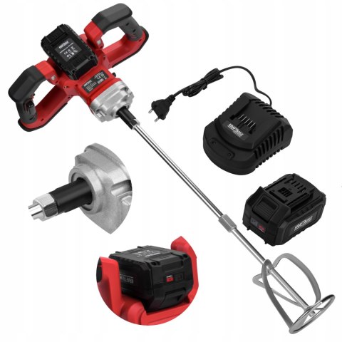 Mieszadło Do Zapraw Grubych i Gęstych 140mm M14 Metalowe Do Farb 6 trybów