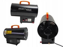 NAGRZEWNICA GAZOWA NA BUTLĘ DMUCHAWA DUŻA MOC 20KW + WĄŻ REDUKTOR KD11703