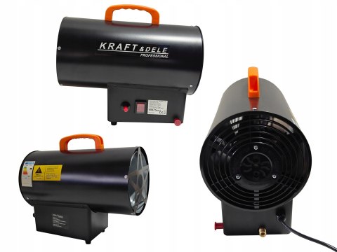 NAGRZEWNICA GAZOWA NA BUTLĘ DMUCHAWA DUŻA MOC 20KW + WĄŻ REDUKTOR KD11703