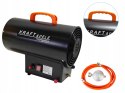 NAGRZEWNICA GAZOWA NA BUTLĘ DMUCHAWA DUŻA MOC 20KW + WĄŻ REDUKTOR KD11703