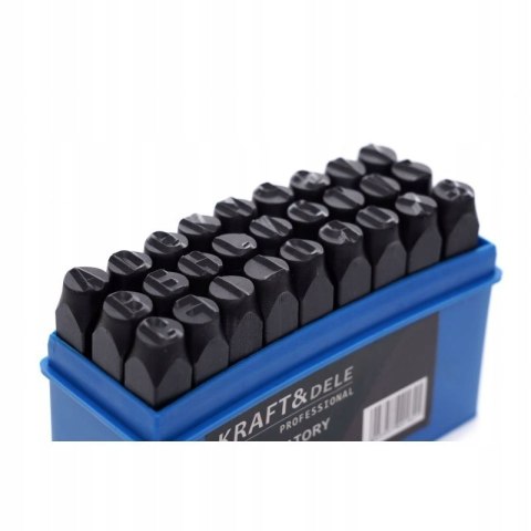 NUMERATORY ZNACZNIKI LITERY 27 SZTUK ALFABET 8MM KD11205