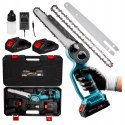 PIŁA ŁAŃCUCHOWA AKUMULATOROWA 8" PILARKA GAŁĘZIÓWKA + 2xAKU 21V KD10647