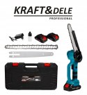 PIŁA ŁAŃCUCHOWA AKUMULATOROWA 8" PILARKA GAŁĘZIÓWKA + 2xAKU 21V KD10647