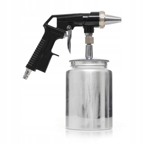 PISTOLET PNEUMATYCZNY DO PIASKOWANIA USUWANIA FARBY DYSZA ZBIORNIK KD10354
