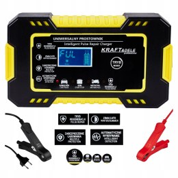 PROSTOWNIK AKUMULATOROWY AUTOMATYCZNY FUNKCJA NAPRAWY 12/24V ŁADOWARKA 10A