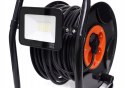 PRZEDŁUŻACZ BĘBNOWY NA BĘBNIE ZWIJAK 30M 4 GNIAZDA + LAMPA LED 20W KD4037