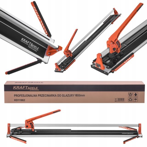 Profesjonalna Przecinarka Maszynka Ręczna Płytek Gresu Kraft&Dele 1650 mm