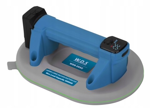 Przyssawka Próżniowa Akumulatorowa Szyb Uchwyt 240 mm 300 Kg LCD W.D.S.