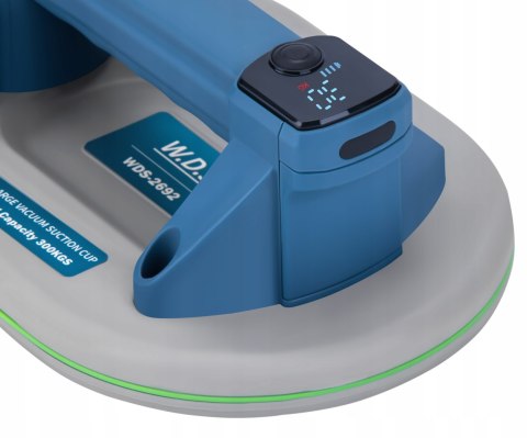 Przyssawka Próżniowa Akumulatorowa Szyb Uchwyt 240 mm 300 Kg LCD W.D.S.