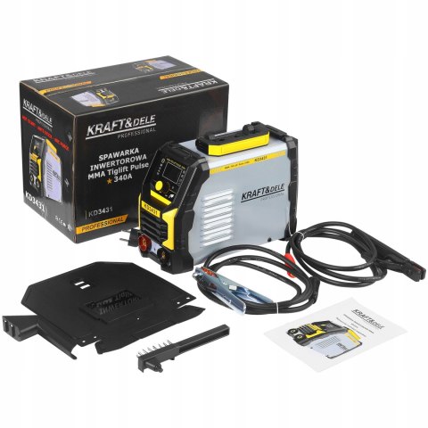 SPAWARKA INWERTOROWA INWERTEROWA MMA TIG IGBT 340A Kraft&Dele KD3431