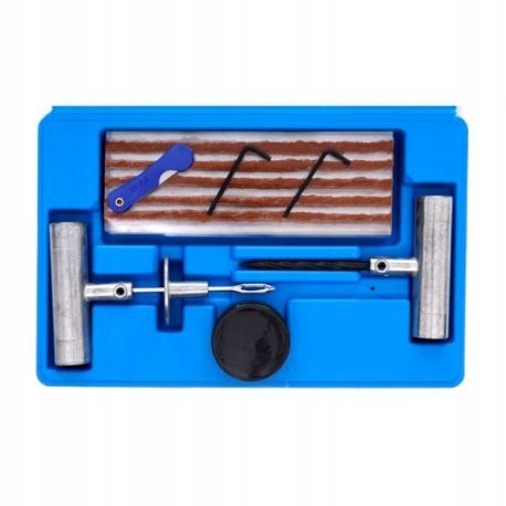 SZYBKI ZESTAW NAPRAWCZY DO OPON KÓŁ 27 ELEMENTÓW WALIZKA KD10444