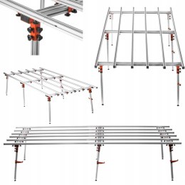 Stół Roboczy Składany do Megaformatów 6 Nóg 250Kg 360x150 cm Kraft&Dele