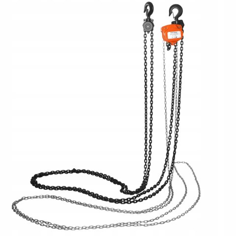 WCIĄGARKA WYCIĄGARKA ŁAŃCUCHOWA RĘCZNA 3 TONY 6M SOLIDNA KRAFT&DELE KD3502