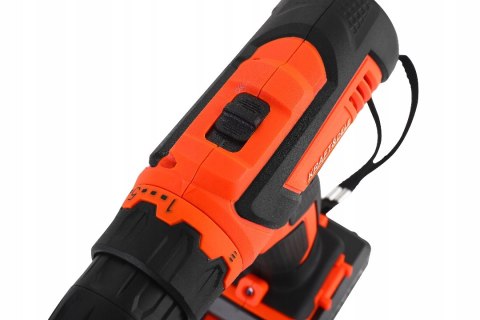 WIERTARKO WKRĘTARKA AKUMULATOROWA UDAROWA WIERTARKA 2xAKU METALOWA GŁOWICA