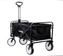 Wózek Turystyczny Plażowy Transportowy Ogrodowy Składany z Uchwytem KD3088
