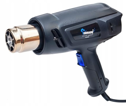 2200W OPALARKA ELEKTRYCZNA 2 BIEGI REGULACJA 4 DYSZE WALIZKA 600C MOCNA