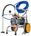 AGREGAT MALARSKI PISTOLET HYDRODYNAMICZNY 1500W WĄŻ 15M 225BAR 3X DYSZA