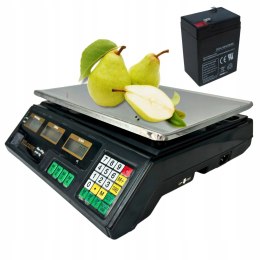 ELEKTRONICZNA WAGA SKLEPOWA LCD KALKULACYJNA 40 kg