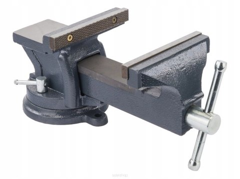 Imadło ŚLUSARSKIE 125 mm Obrotowe z Kowadłem 360