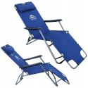 LEŻAK OGRODOWY ROZKŁADANY KRZESŁO LEŻAKI MEBLE OGRODOWE SKŁADANY FOTEL 4KOL