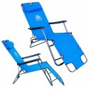 LEŻAK OGRODOWY ROZKŁADANY KRZESŁO LEŻAKI MEBLE OGRODOWE SKŁADANY FOTEL 4KOL
