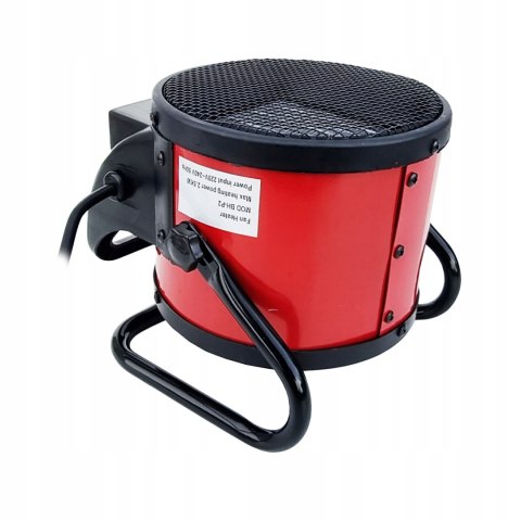 NAGRZEWNICA ELEKTRYCZNA DMUCHAWA FARELKA 2kW GRZEJNIK Z REGULACJA 2000W