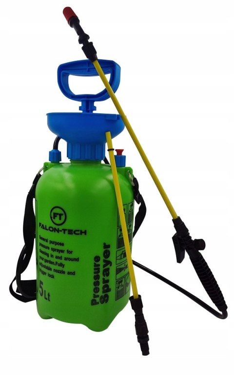 OPRYSKIWACZ CIŚNIENIOWY 5L RĘCZNY OGRODOWY MOCNY WYTRZYMAŁY REGULACJA LANCA