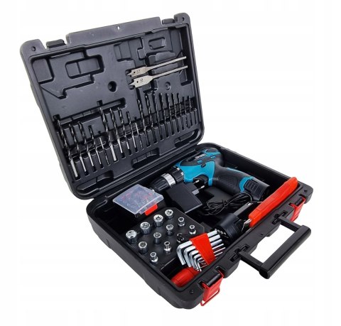 WIERTARKO WKRĘTARKA AKUMULATOROWA 2 AKU ZESTAW 21V