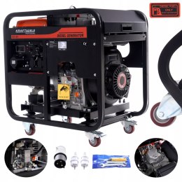 AGREGAT PRĄDOTWÓRCZY PRĄDU PRZENOŚNY JEDNOFAZOWY 9000W OLEJ NAPĘDOWY KD169
