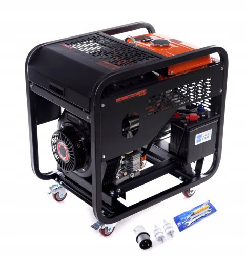 AGREGAT PRĄDOTWÓRCZY PRĄDU PRZENOŚNY JEDNOFAZOWY 9000W OLEJ NAPĘDOWY KD169