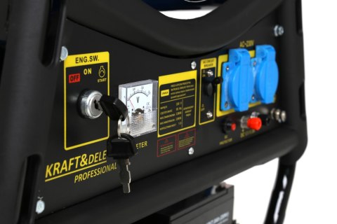AGREGAT PRĄDOTWÓRCZY PRĄDU PRZENOŚNY JEDNOFAZOWY MOCNY 3000W BENZYNA KD143
