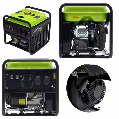 Agregat Prądotwórczy Przenośny Jednofazowy Kraft&Dele 4,3kW Benzyna