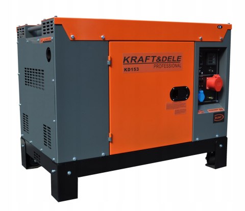 Agregat prądotwórczy przenośny trójfazowy 14/15,5kW Diesel Kraft&Dele KD153