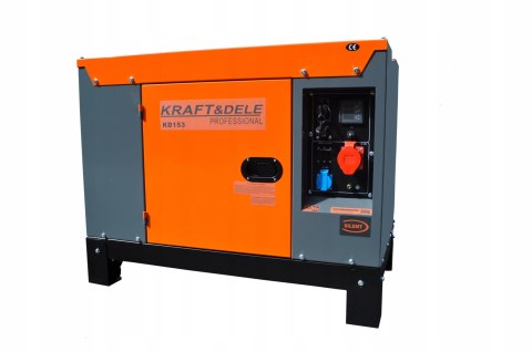 Agregat prądotwórczy przenośny trójfazowy 14/15,5kW Diesel Kraft&Dele KD153