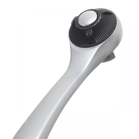 GRZECHOTKA WYGIĘTA Z POKRĘTŁEM 3/8 CAL NASADKI 72T