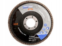 Komplet Tarcz Listkowych do Drewna Metalu 115 mm P40 10 Sztuk Kraft&Dele