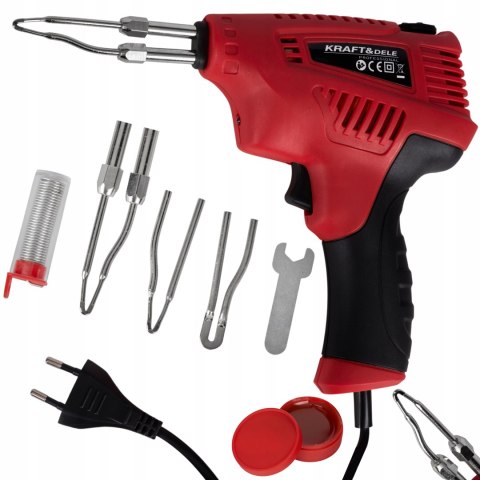 LUTOWNICA PISTOLETOWA PRECYZYJNA 200W REGULACJA MOCNA + WALIZKA KD1504