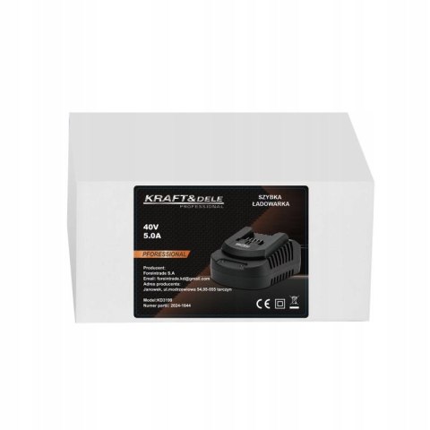 Ładowarka do akumulatorów Kraft&Dele do młotów udarowych mieszadła 40V