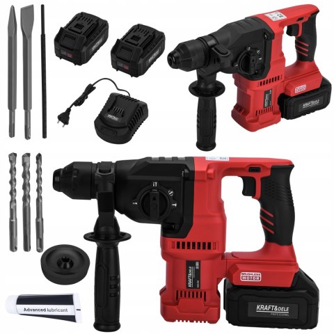 MŁOT UDAROWY MŁOTOWIERTARKA WIERTARKA UDAR SDS+ 3,5J 1100W MOCNY ZESTAW