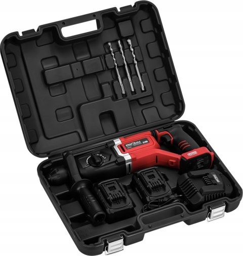 Młot Udarowy Akumulatorowy Młotowiertarka wiertarka SDS+ 4,5J 21V 2 x 4Ah