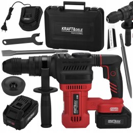 Młot Udarowy akumulatorowy z SDS+ 7,5J 4Ah 21V MOCNY na budowę do betonu