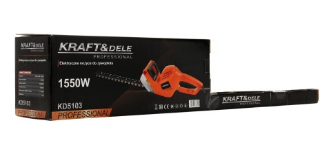 NOŻYCE DO ŻYWOPŁOTU ELEKTRYCZNE DO CIĘCIA KRZEWÓW PRZYCINANIA 51CM KD5103