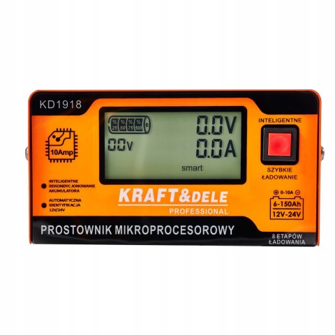 PROSTOWNIK MIKROPROCESOROWY AKUMULATOROWY ŁADOWARKA 10AMP 12/24V