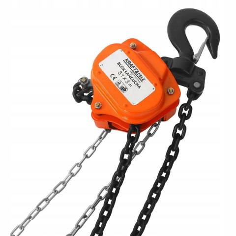 Ręczna Wciągarka Dźwigniowa 3000 Kg 3T 3 m Kraft&Dele