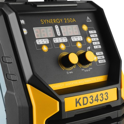 SPAWARKA INWERTOROWA MIG/MAG FLUX MMA LIFT-TIG SYNERGY 250A SOLIDNA KD3433
