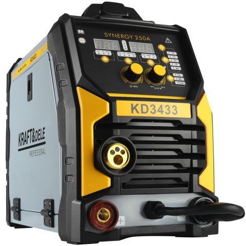 SPAWARKA INWERTOROWA MIG/MAG FLUX MMA LIFT-TIG SYNERGY 250A SOLIDNA KD3433